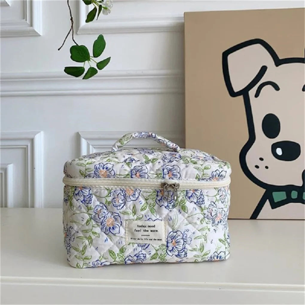 Cosmetic Bags For Women Floral Set 3Pcs Travel Organizer