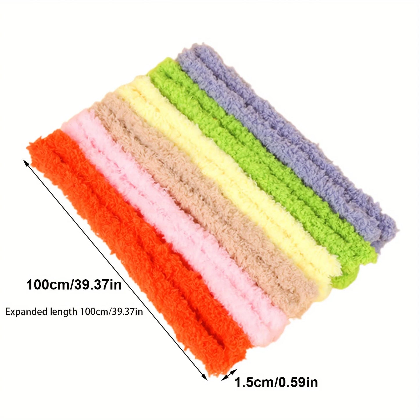 7-Piece DIY Coral Velvet Twisting Kit – Ultra-Dense Handicraft Material for Knitting Plush Puppies & Small Animals, Complete