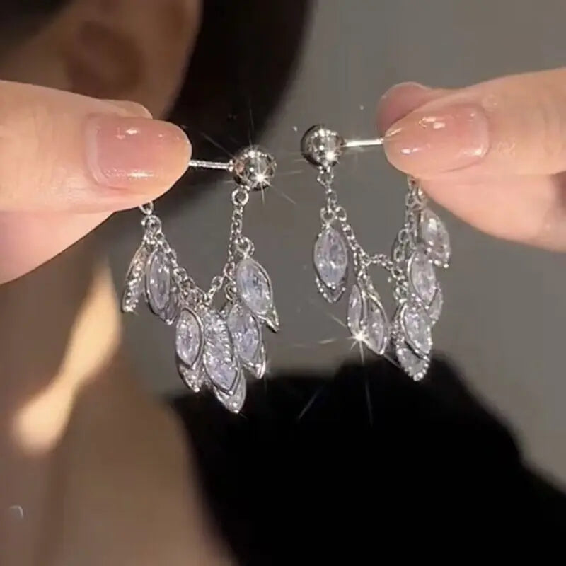 DINGABIYUCN Geometric Dangle Drop Earrings For Women