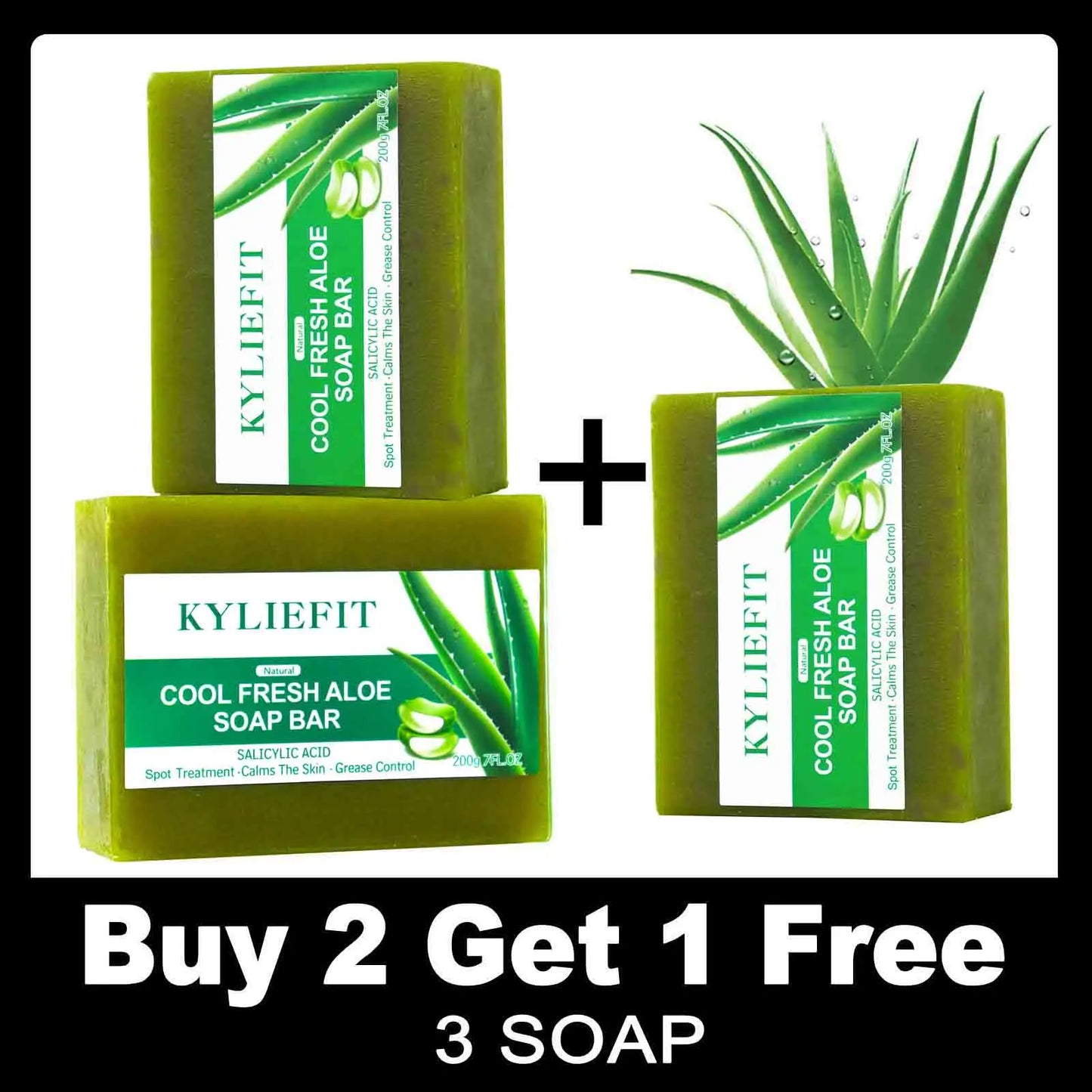 Green Lemon Love Ailke Aloe Vera Whitening Soap For All Skin