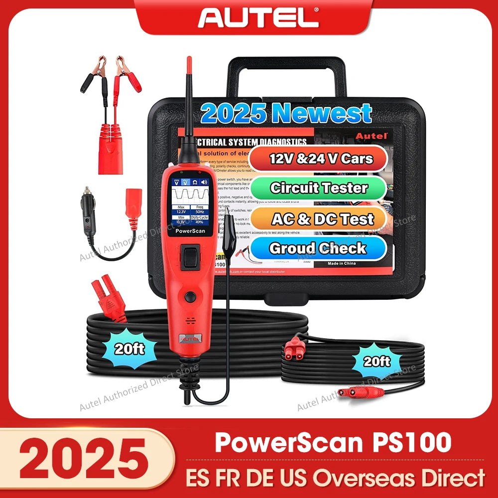 Autel PowerScan PS100 Circuit Tester - 20ft Extension Cable