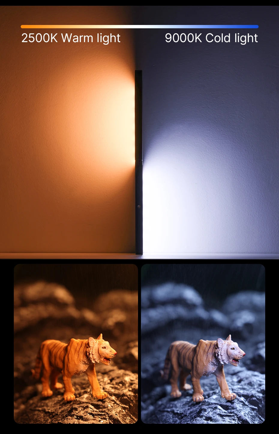 Ulanzi LT003 RGB Video Light Full Color Panel Light 8000mAh Dimmable 2500-9000K CRI 95+ Photo Studio Lamp 266 Beads Livestream