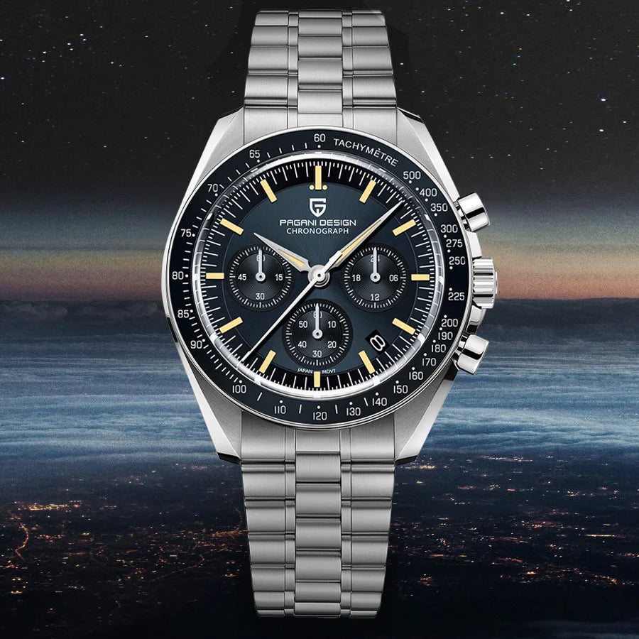 Pagani Design CK2998 Moon Watch Chronograph Stainless Steel