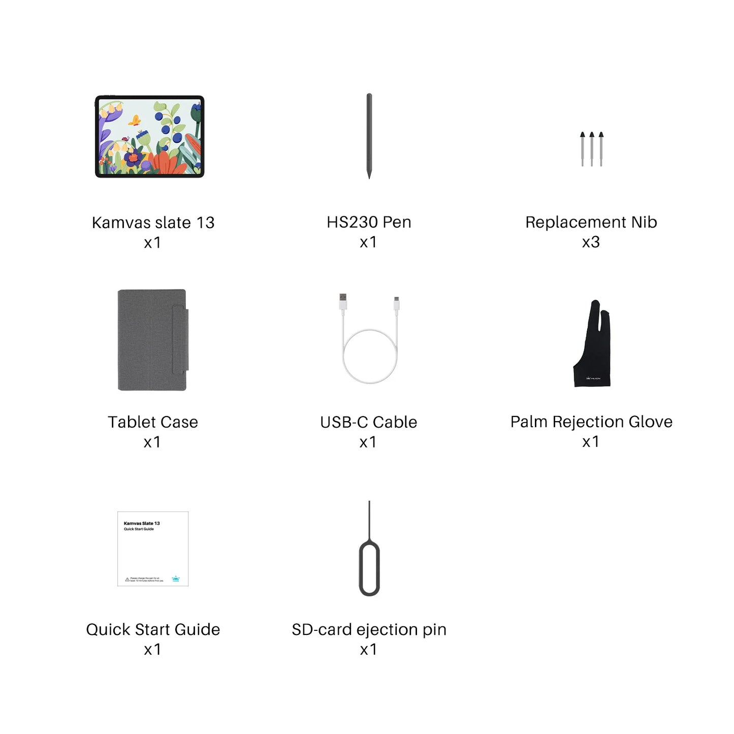 Huion Kamvas Slate 11/13 Android 14 Tablet Graphic Drawing Note Pad 60/90Hz Refresh Rate Paper-Like Nature Color Digital Writing