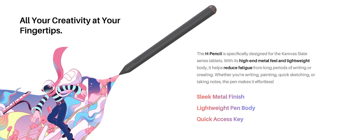 Huion Kamvas Slate 11/13 Android 14 Tablet Graphic Drawing Note Pad 60/90Hz Refresh Rate Paper-Like Nature Color Digital Writing