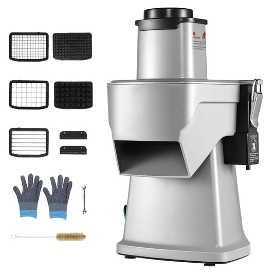 SucceBuy Electric Vegetable Slicer 4 in 1 Multifunctional Food Cutter Vegetable Chopper for Slicing Shredding Dicing Slitting