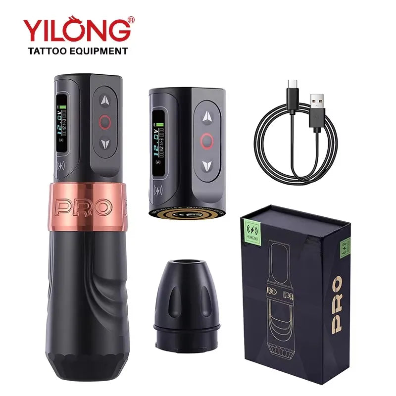 Flux Pro Tattoo Machine Professional Rotary Permanent Makeup Machines Mode and LED digital Display Screen