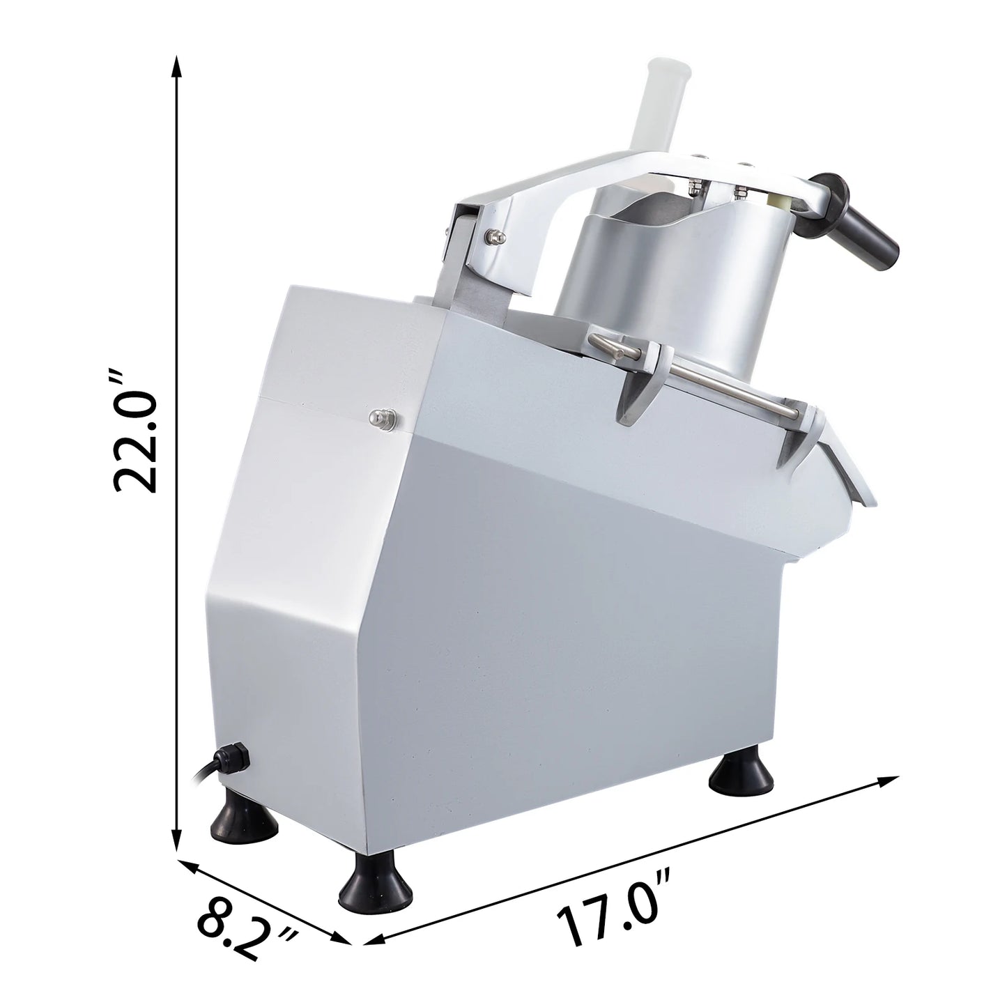 SucceBuy Electric Vegetable Fruit Cutter with 6 x Cutting Disks Vegetable Slicer Food Processor for Potato Cabbage Onion