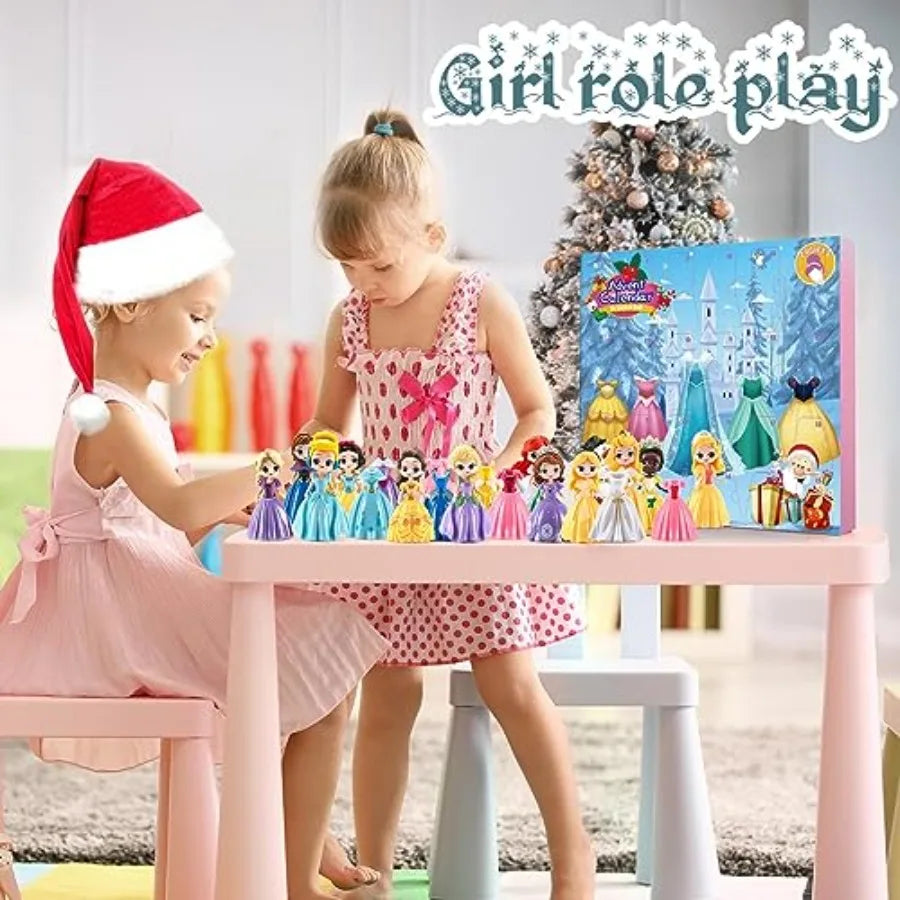 HighConcerned Advent Calendars Princess PlaythingsAndAccessories For Girls 24 Days Countdown