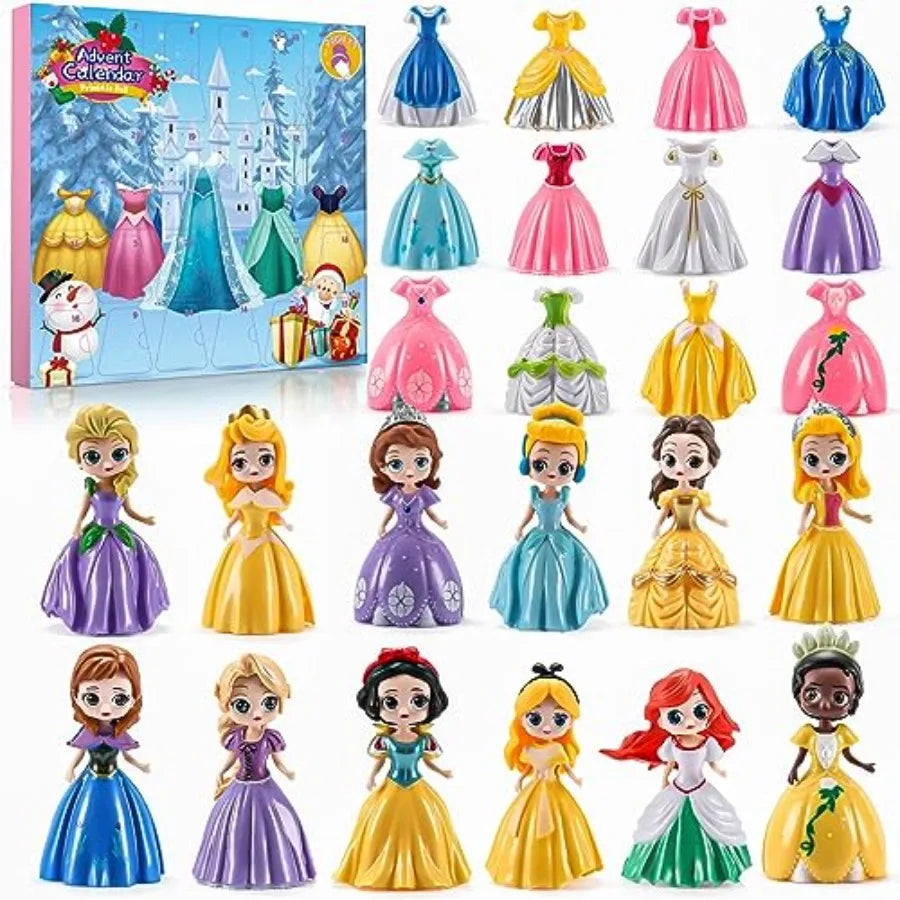 HighConcerned Advent Calendars Princess PlaythingsAndAccessories For Girls 24 Days Countdown