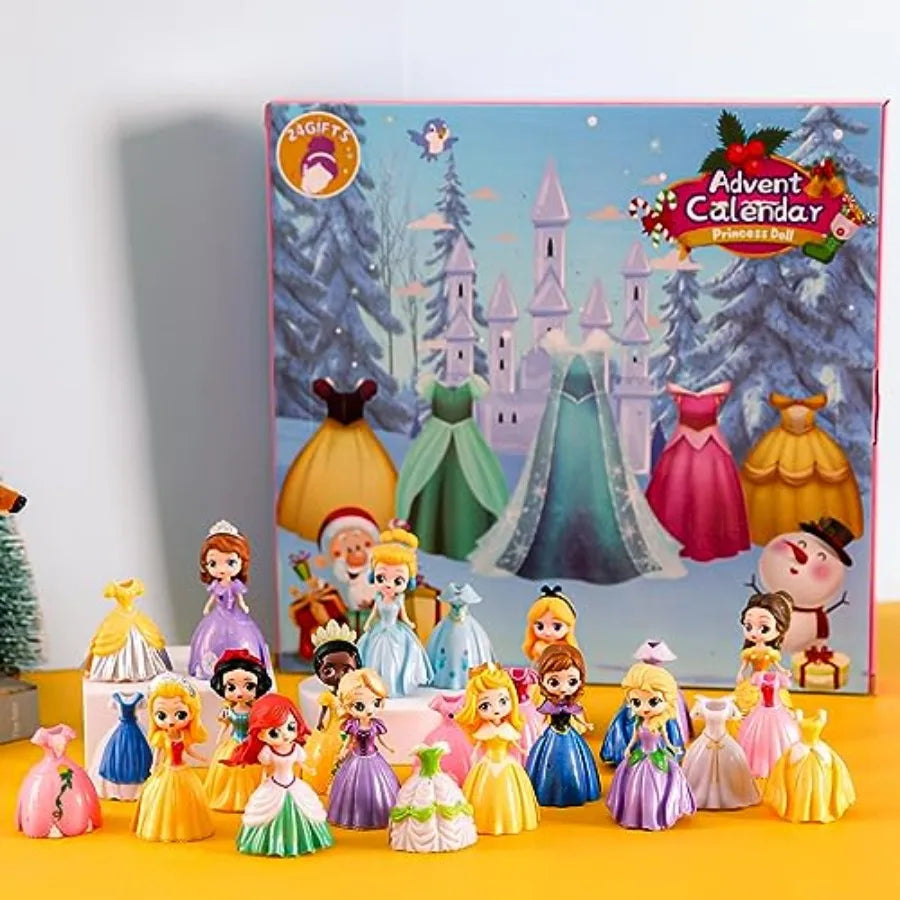 HighConcerned Advent Calendars Princess PlaythingsAndAccessories For Girls 24 Days Countdown