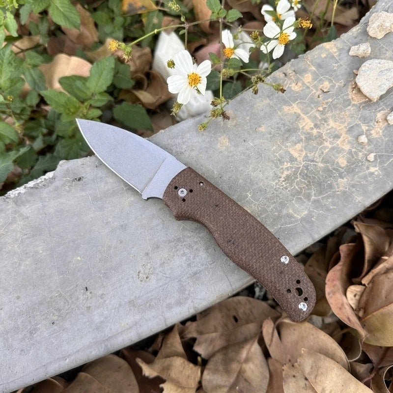 C229 Pocket Folding Knife Outdoor Camping Hiking Wilderness Survival EDC Cutting Knife Multi-function Carving Knife, Men's Gift