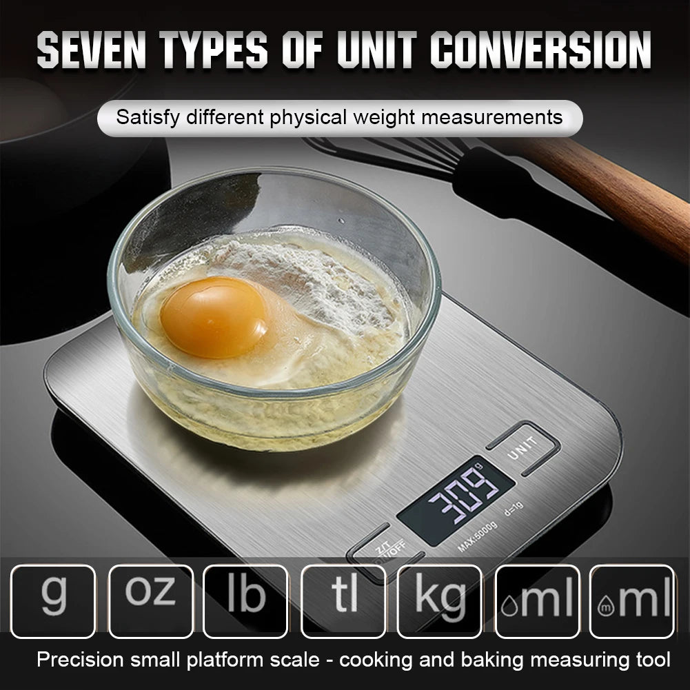 Coffee Scale Digital Kitchen Scale LCD Display Precise Platform Scale Electronic Weights Scales for Cooking Baking 1G Up To 10KG