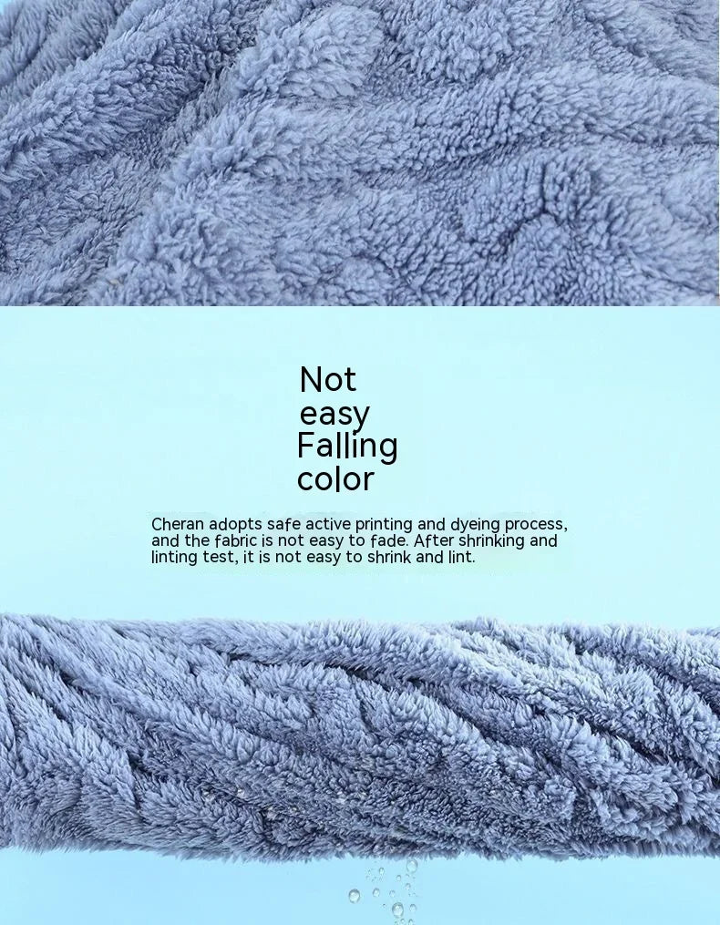 Thickened Warm Autumn and Winter Flannel Pajamas Women Long-Sleeved Solid Striped Homewear Black Plus Size School Loungewear