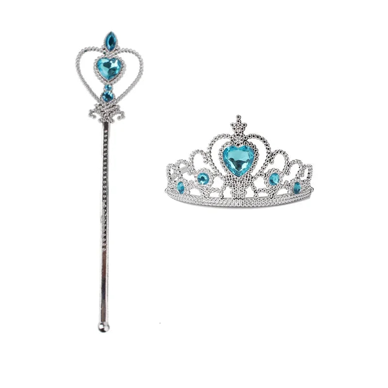 Elsa Snow Queen Girls UltraDeluxeTwinkleDecor Costume Dress For Premium Princess