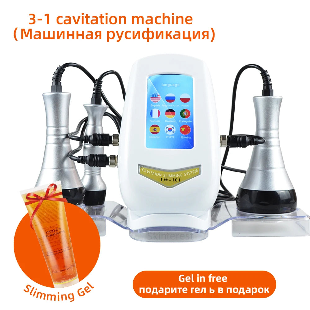 MISSHEARTH 3 In 1 Beauty Body Slimming Massager Cavitation