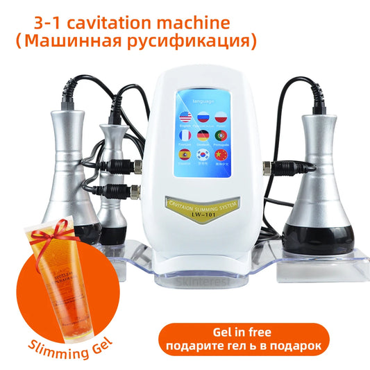 MISSHEARTH 3 In 1 Beauty Body Slimming Massager Cavitation