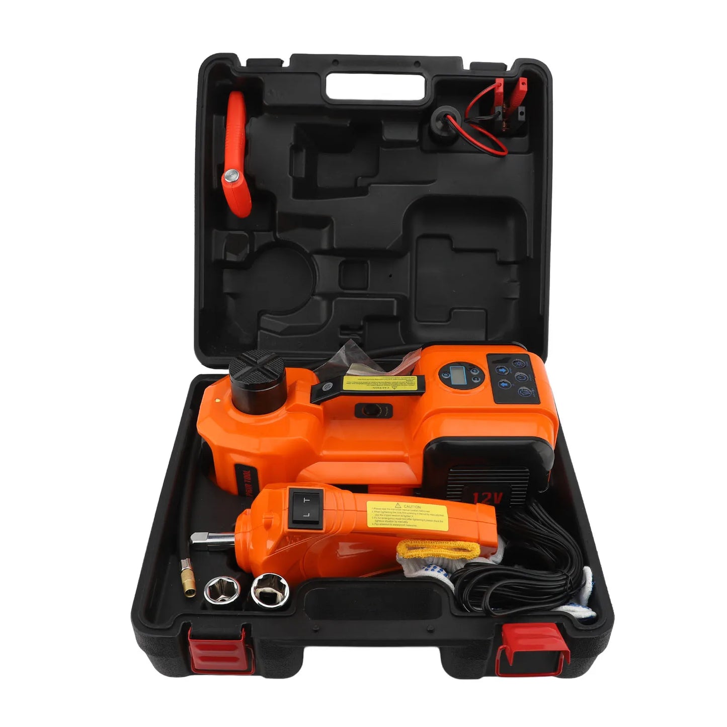 Aramox 12V Electric Hydraulic Jack Digital Display 5 Ton