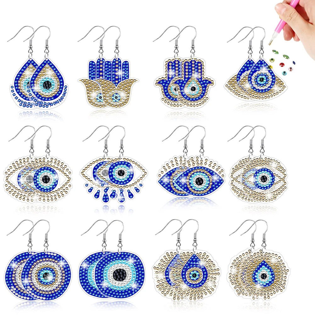 APWIKOGER Diamond Painting Earrings - Creative DIY Art Kit