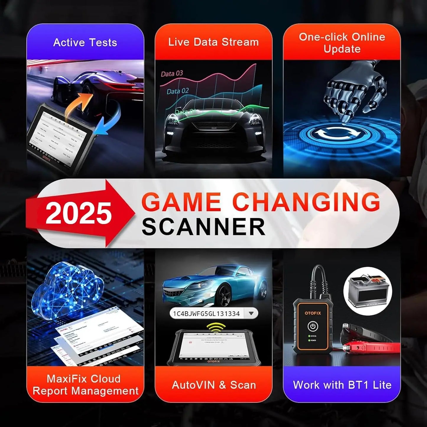 OTOFIX D1 Lite OBD2 Scanner Bluetooth BiDirectional Tool