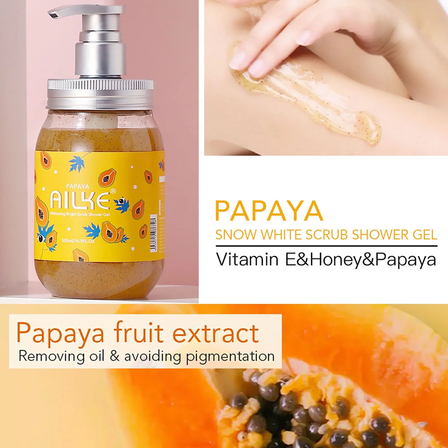 Green Lemon Love Ailke Sakura Body Wash For All Skin Types