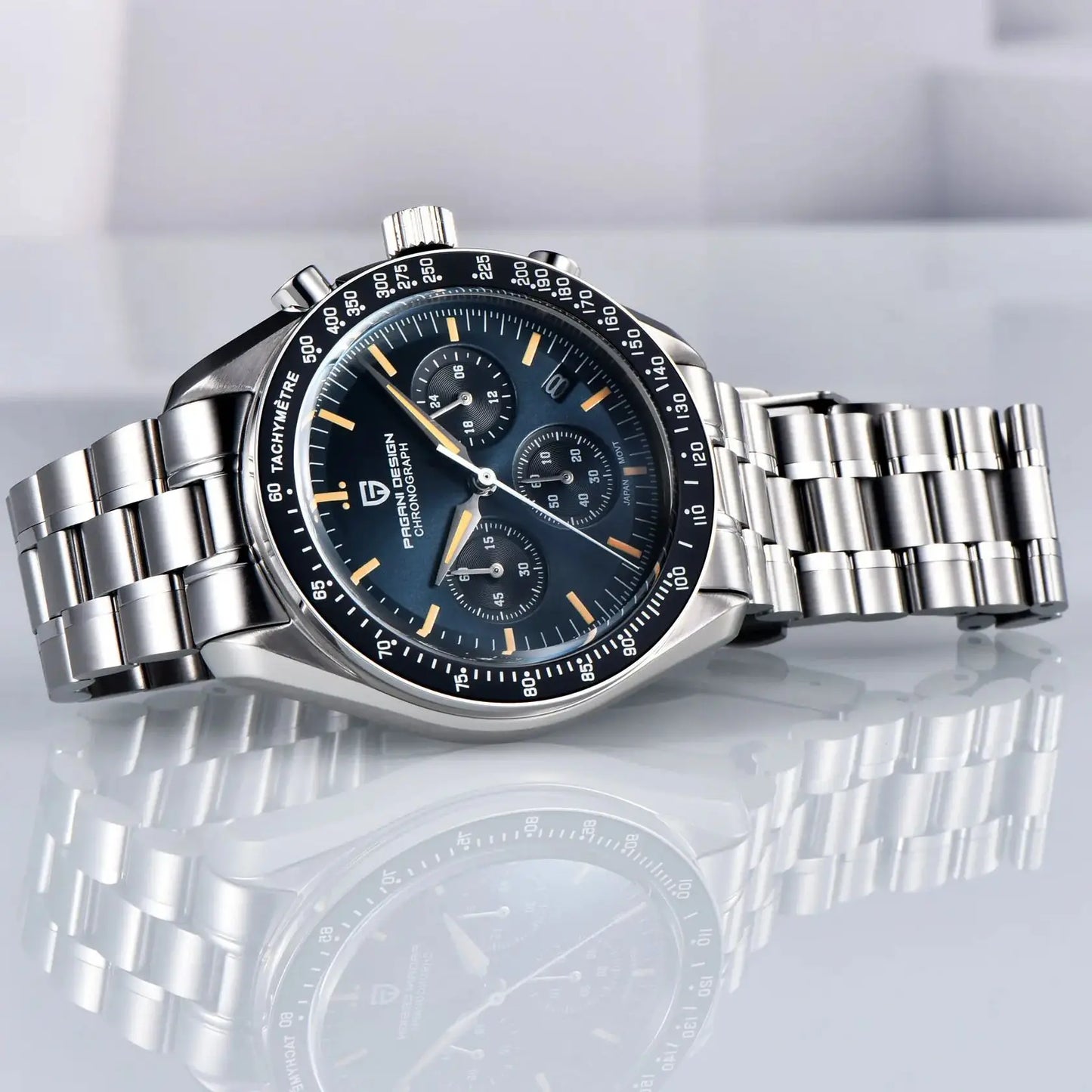 2025 New Pagani Design Tribute to CK2998 Moon Watch Retro Luxury Quartz Watch for Men Stainless Steel Sport Chronograph