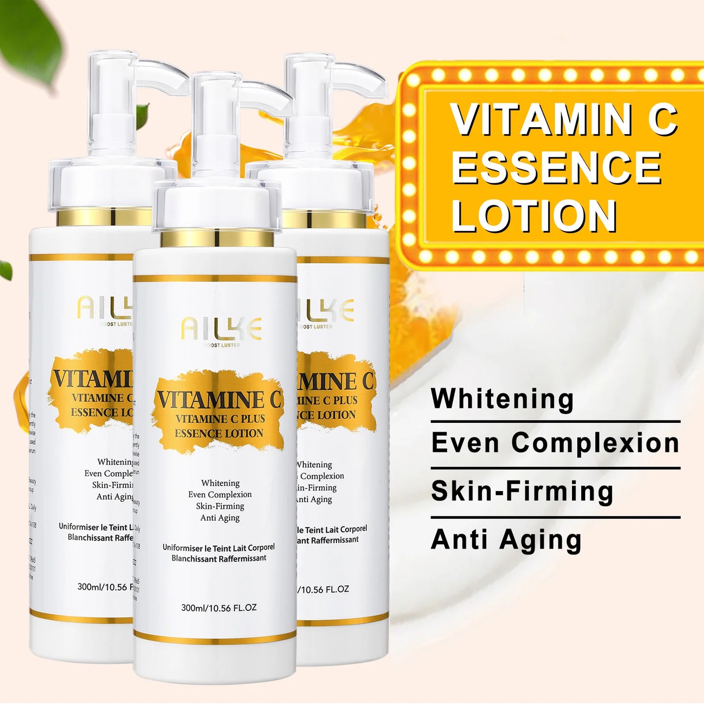 Green Lemon Love AILKE Vitamin C Skin Care Set Brightening