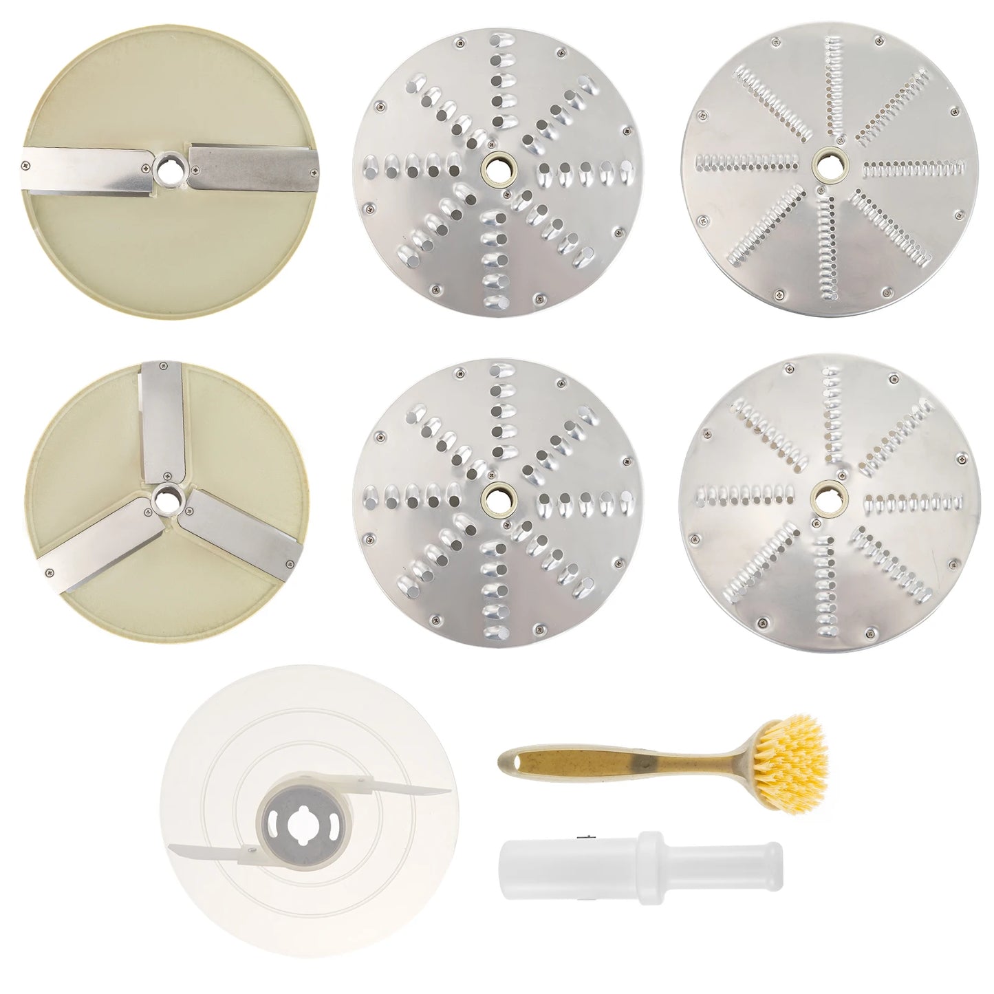 SucceBuy Electric Vegetable Fruit Cutter with 6 x Cutting Disks Vegetable Slicer Food Processor for Potato Cabbage Onion