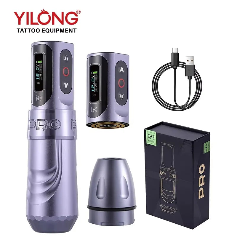 Flux Pro Tattoo Machine Professional Rotary Permanent Makeup Machines Mode and LED digital Display Screen