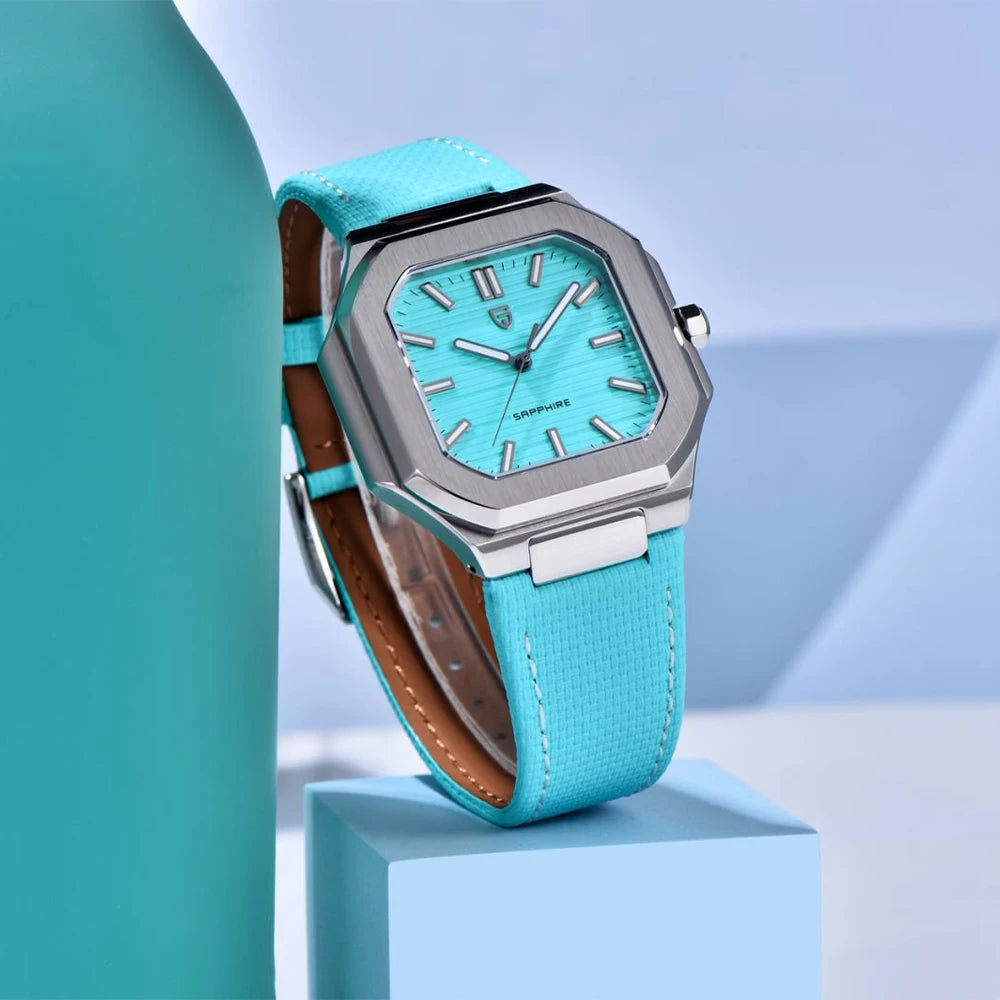 2025 Pagani Design 37MM Men Quartz Watch Top Brand Sapphire Glass AR Coated Business Luxury Genuine Leather Strap