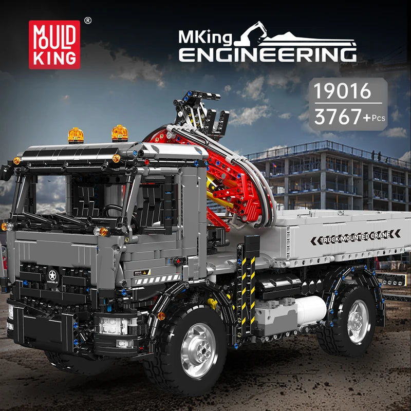 Mould King 19016 RC Crane Truck Building Block Vehicle Set