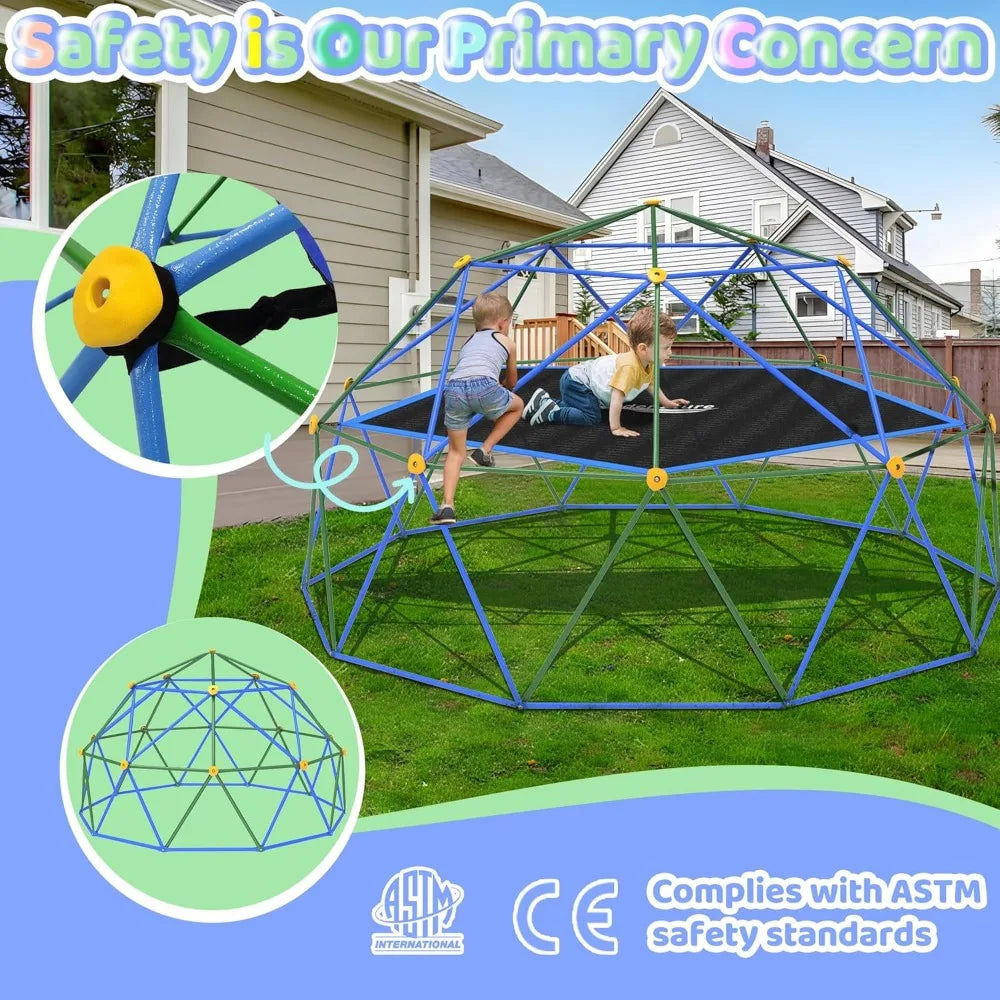 Green Lemon Love Gardenature Climbing Dome For Kids Hammock