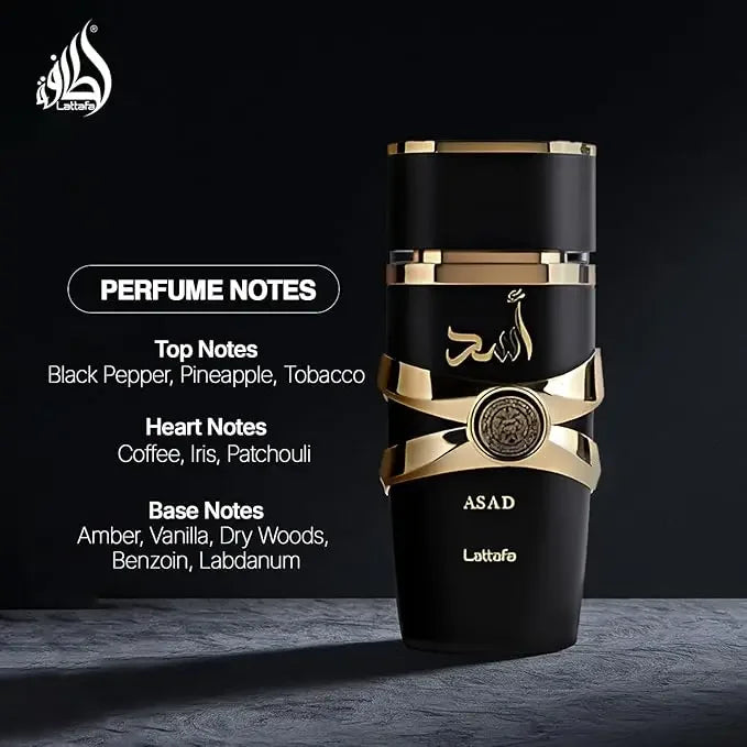 Lattafa  Asad for Men Pheromone fragrance Arabian women's perfume Pheromone cologne for man Attract the opposite sex Birthday