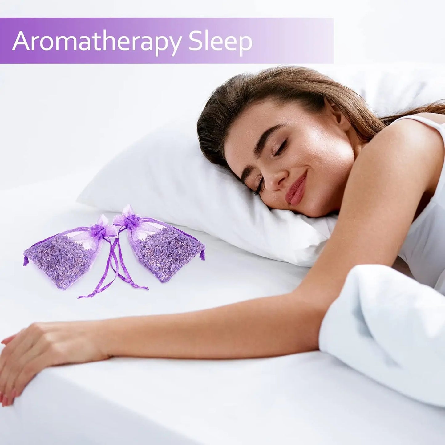 120 Pack Lavender Sachets Bags Bulk for Drawers and Closets Home Fragrance Sachet Dried Lavender Flower for Wedding Bri