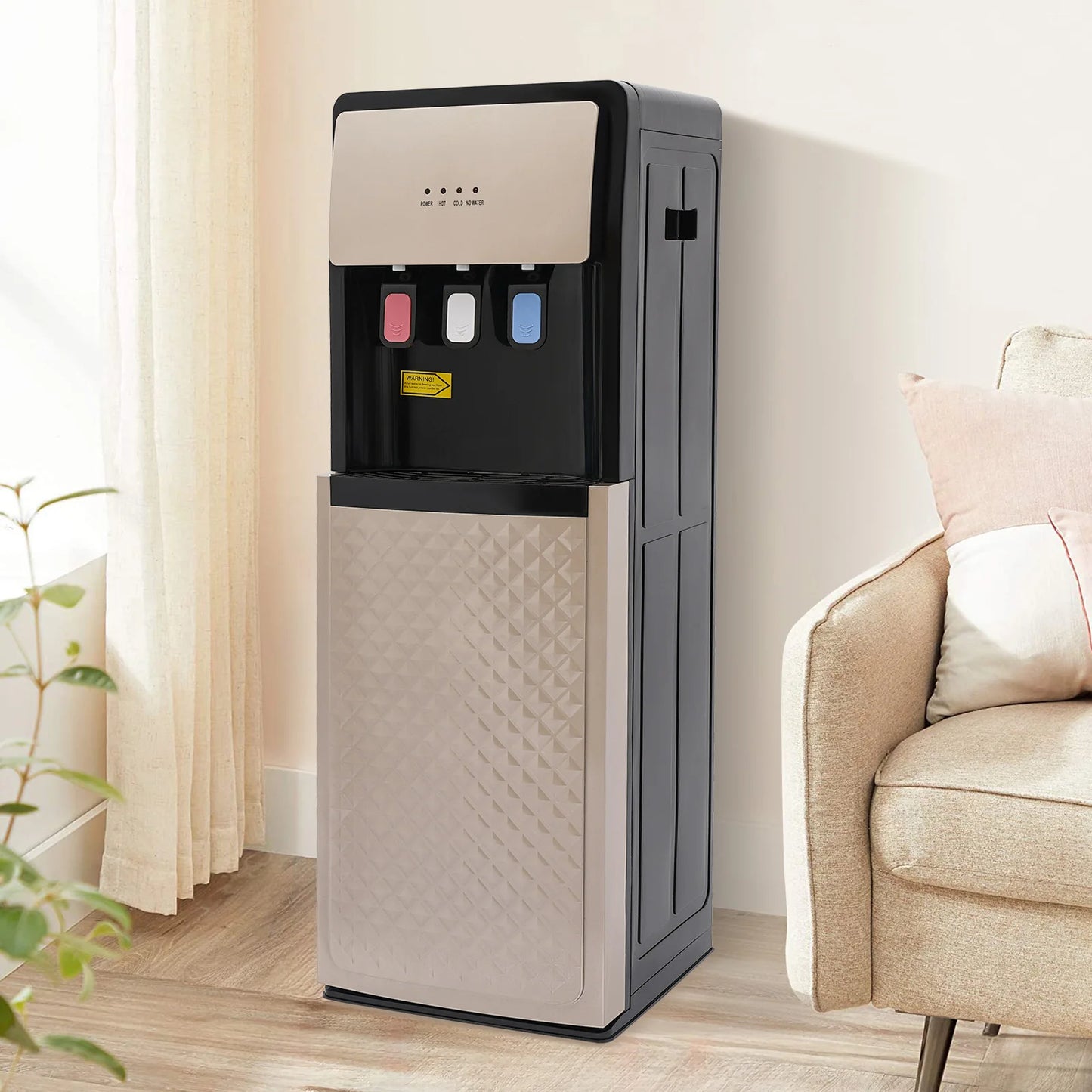 Hot & Cold Standing Water Dispenser Bottom Loading Water Cooler Dispenser for Offices, Nurseries, Homes, Gyms, Kitchens