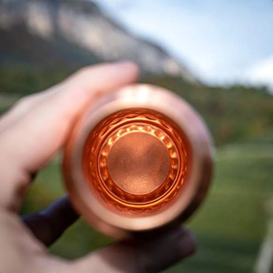 Copper Water Bottle 16oz Hammered  Modern Design An Ayurvedic Pure Copper Vel For Drinking Drink More Water Lower Your Sugar In