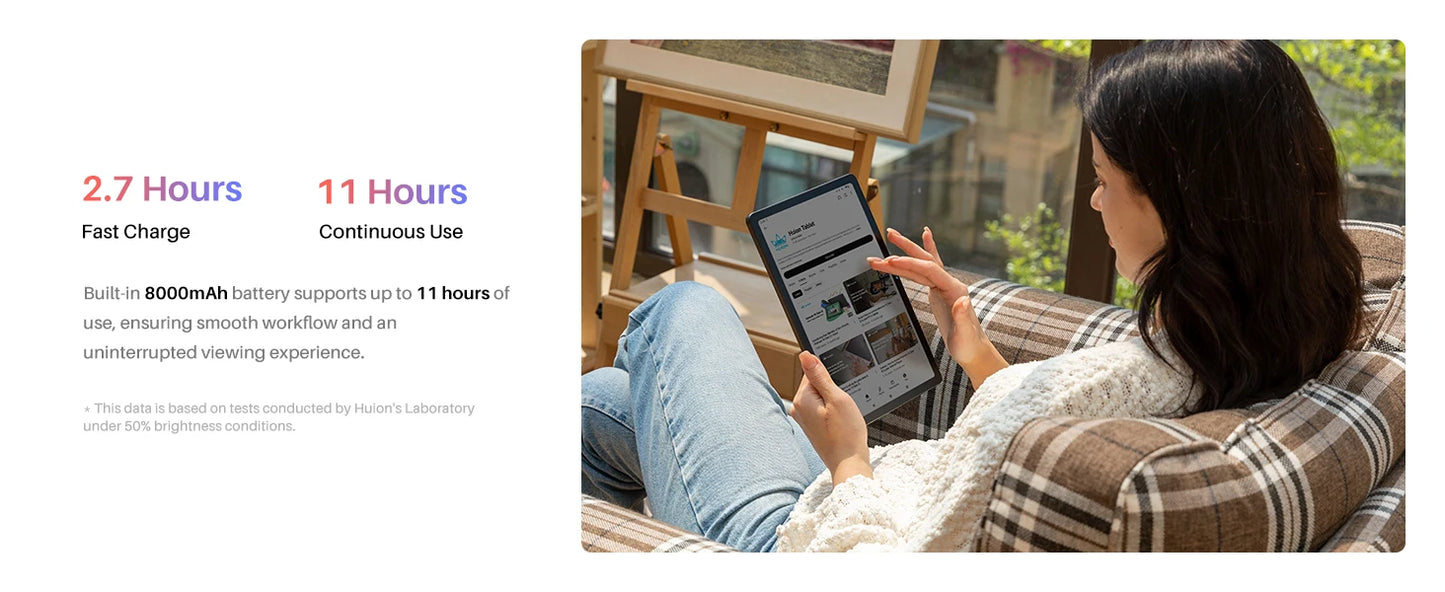 Huion Kamvas Slate 11/13 Android 14 Tablet Graphic Drawing Note Pad 60/90Hz Refresh Rate Paper-Like Nature Color Digital Writing