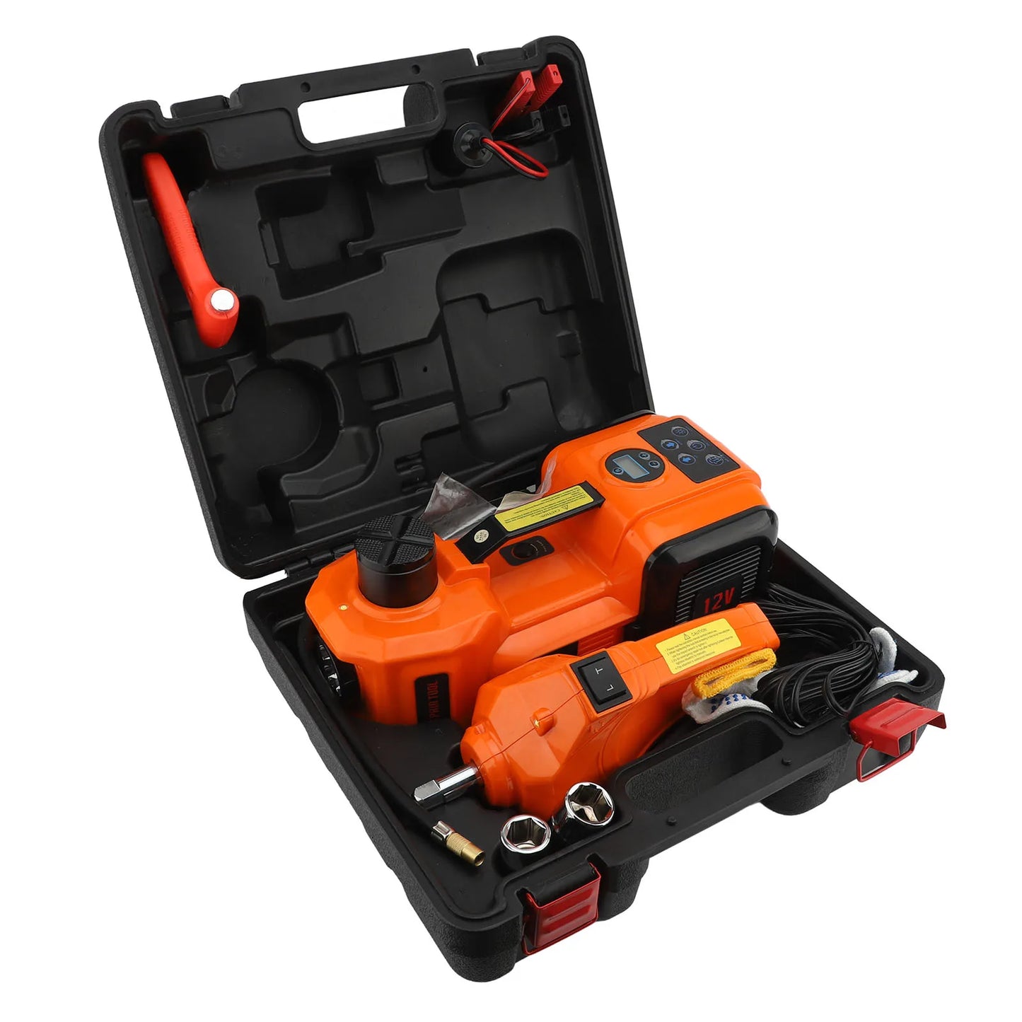 Aramox 12V Electric Hydraulic Jack Digital Display 5 Ton