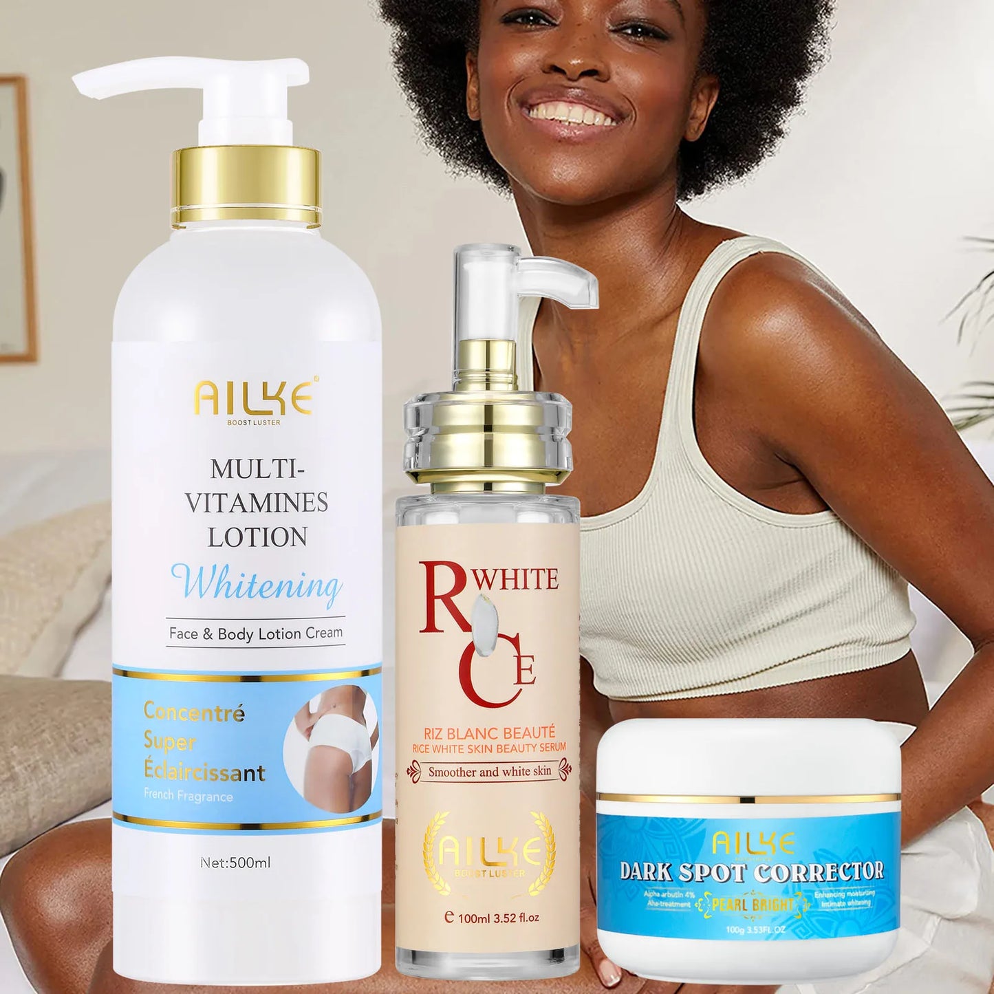 AILKE Whitening Body Lotion With Multivitamins Radiant Skin