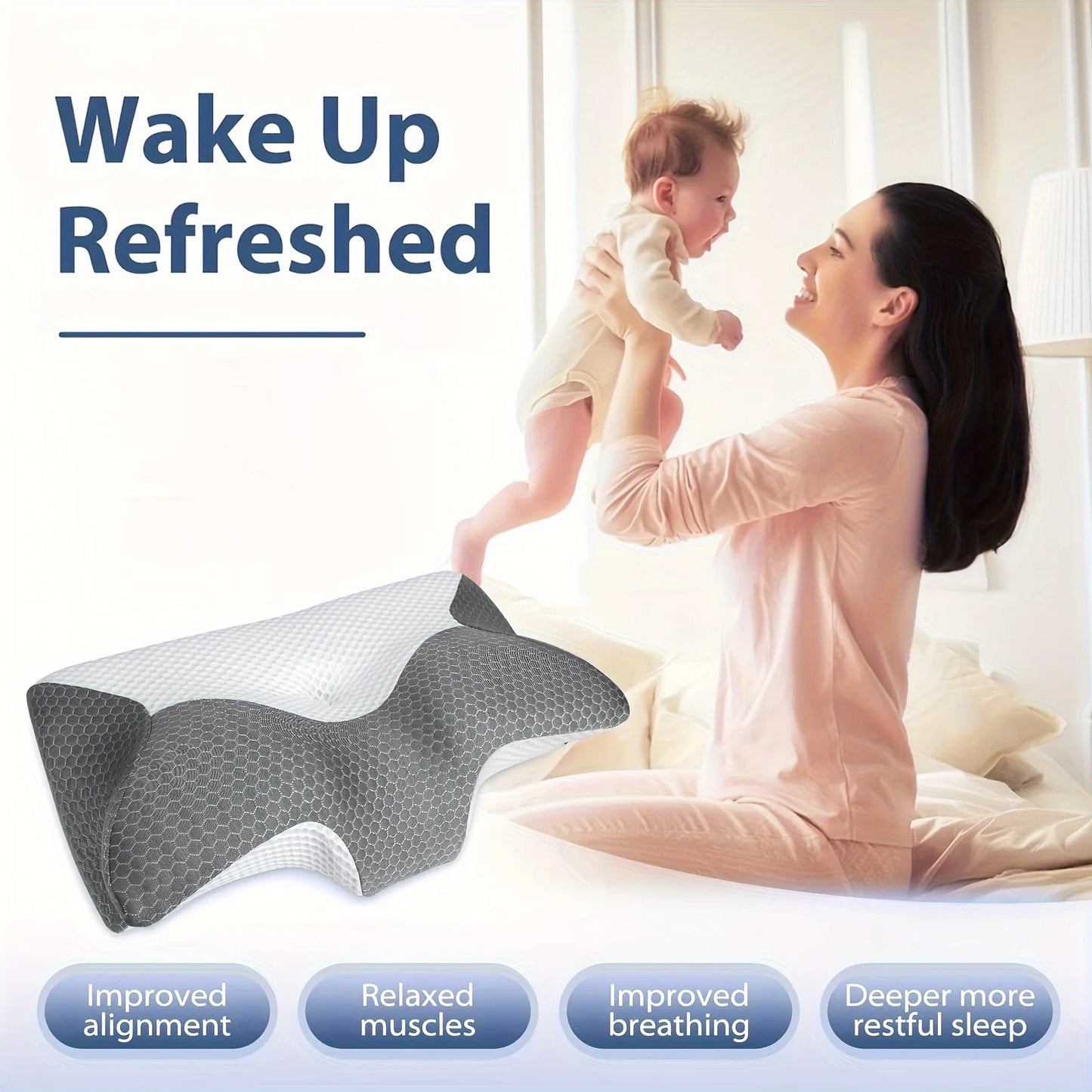 Guangdong Cervical Memory Foam Pillow For Neck Pain Relief