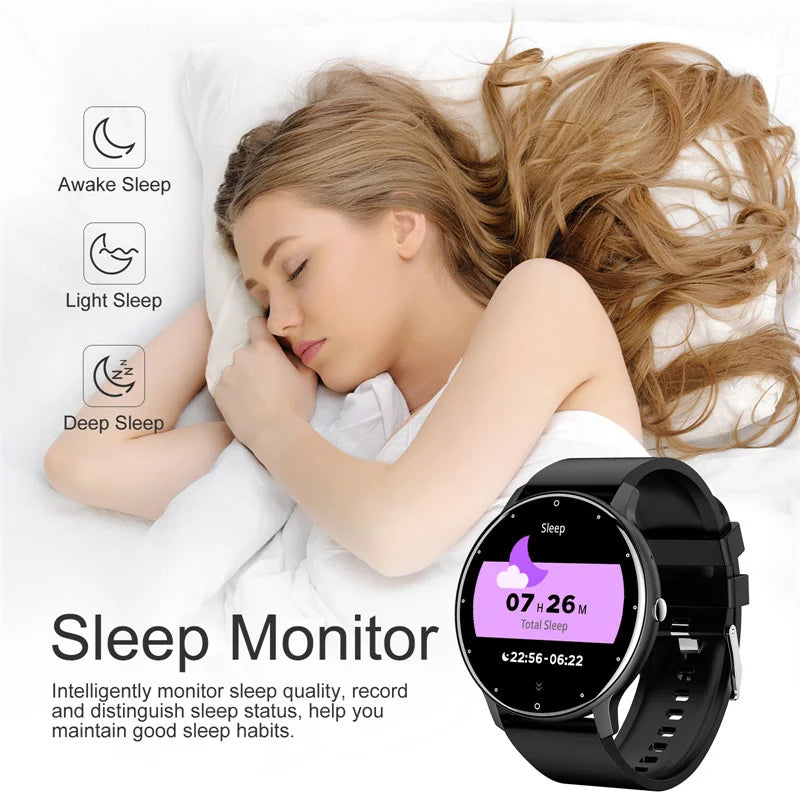 Green Lemon Love LIGE Smart Watch Full Touch Bluetooth IP67