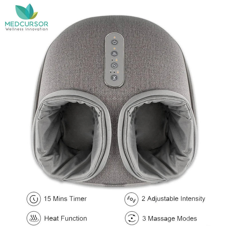 Medcursor Foot Massager Heating Therapy Shiatsu Kneading