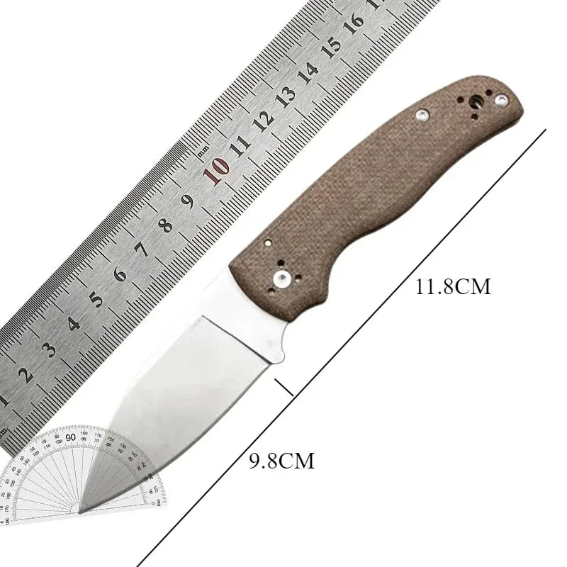 C229 Pocket Folding Knife Outdoor Camping Hiking Wilderness Survival EDC Cutting Knife Multi-function Carving Knife, Men's Gift