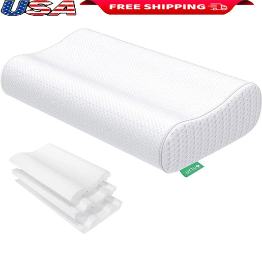 DUTRIEUXCN Adjustable Memory Foam Cervical Pillow for Neck