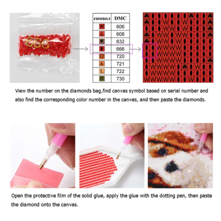 Green Lemon Love Diamond Embroidery Kitchen Produce Art