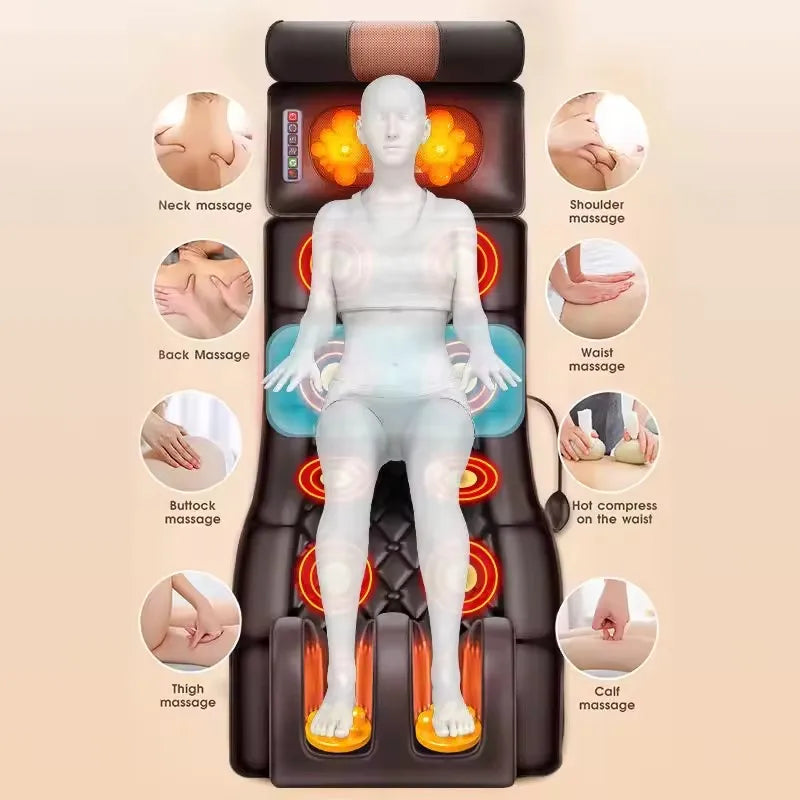 DAMEIDA Full Body Massage Cushion With Heating Vibration