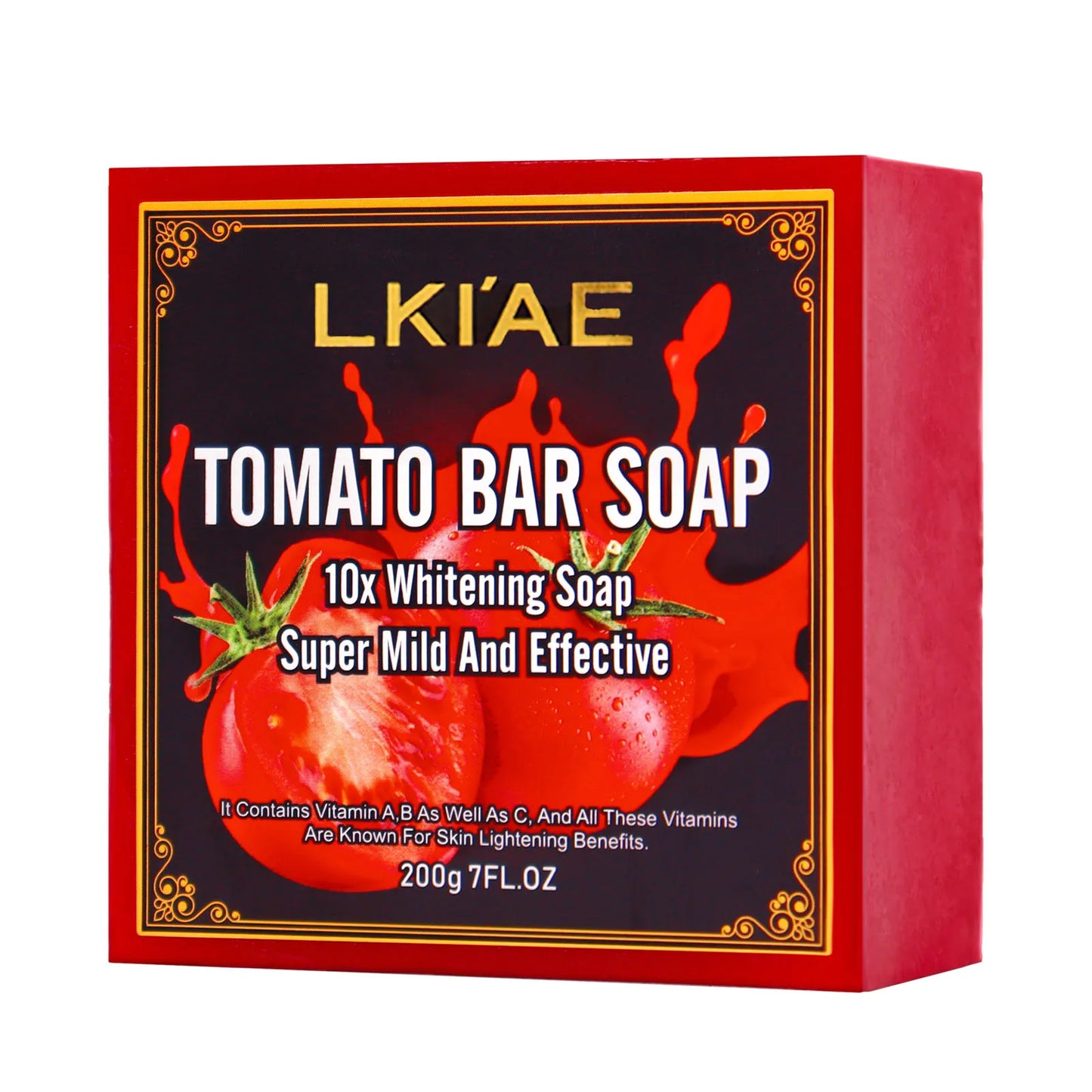 Green Lemon Love LKIAE Tomato Scented Whitening Bar Soap