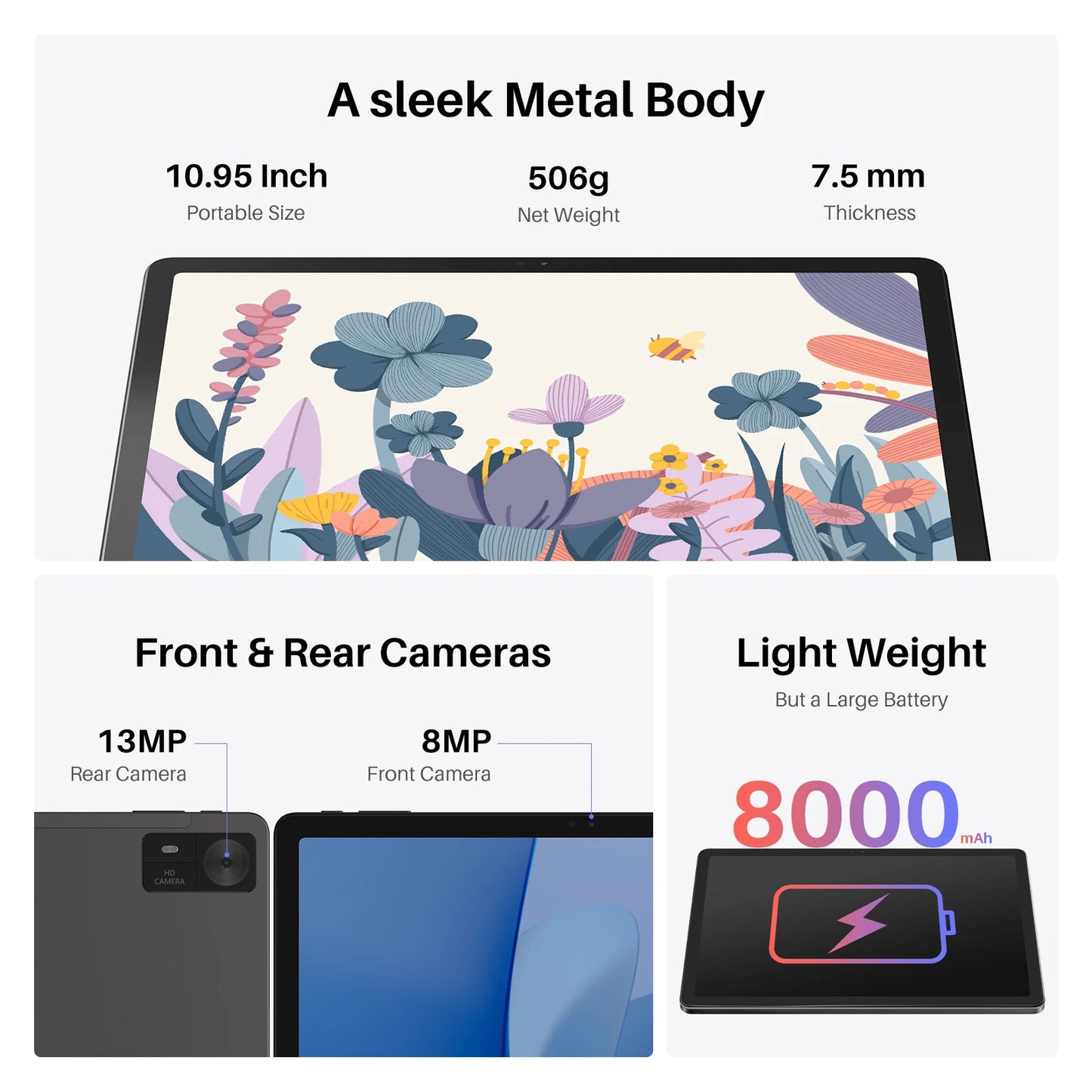 Huion Kamvas Slate 11/13 Android 14 Tablet Graphic Drawing Note Pad 60/90Hz Refresh Rate Paper-Like Nature Color Digital Writing