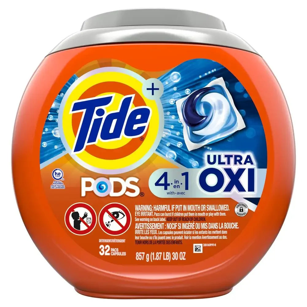 Green Lemon Love Tide Pods Ultra OXI Laundry Detergent