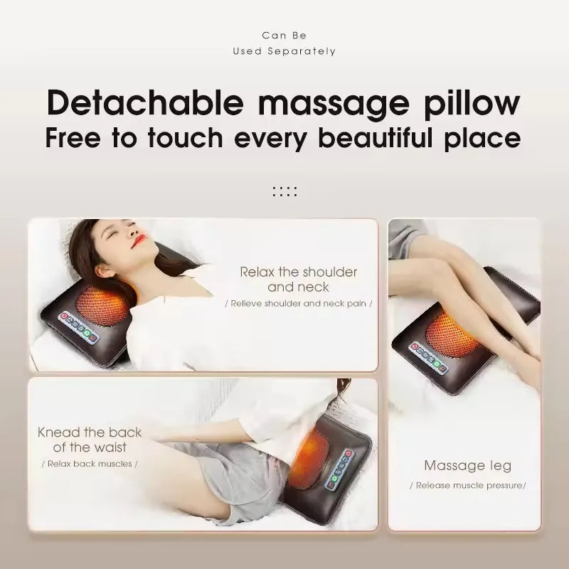DAMEIDA Full Body Massage Cushion With Heating Vibration
